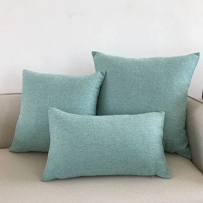 Funda para Cojín de Sofá Marfil™ Decorbites 30x50cm 40x40cm 45x45cm 50x50cm 60x60cm Color Sólido