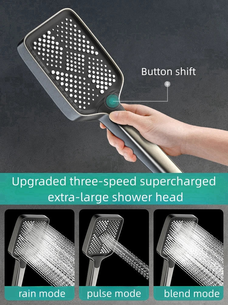 DecorBites™ Electric Sunflower Rainfall Showers System: Modern Hygienic Thermostat Set for Smart Bathrooms