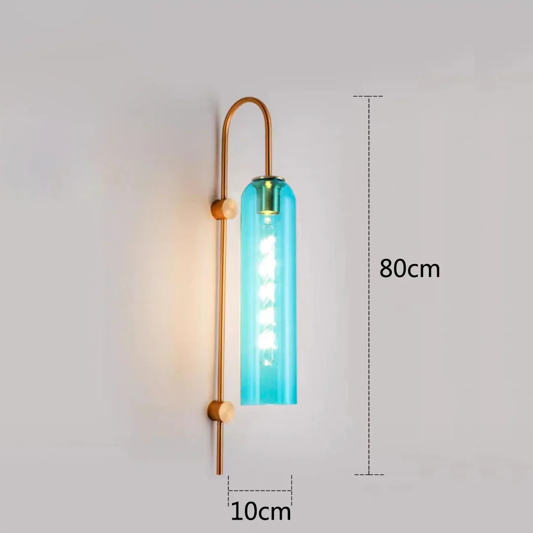 DecorBites™ Green Glass Nordic Pendant Light E27 Suspension Fixture for Living and Bedroom