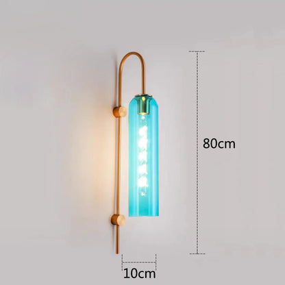 DecorBites™ Green Glass Nordic Pendant Light E27 Suspension Fixture for Living and Bedroom