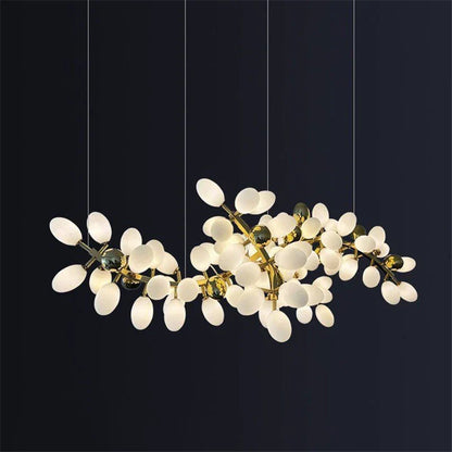 DecorBites™ Gold Grape Luxury Glass Pendant Chandeliers for Living Room and Kitchen