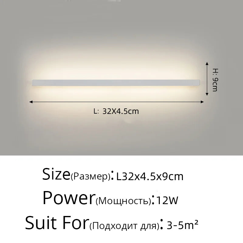 DecorBites™ Acrylic LED Wall Lamps with Hooks for Bedroom Shelves & Background Wall Decor