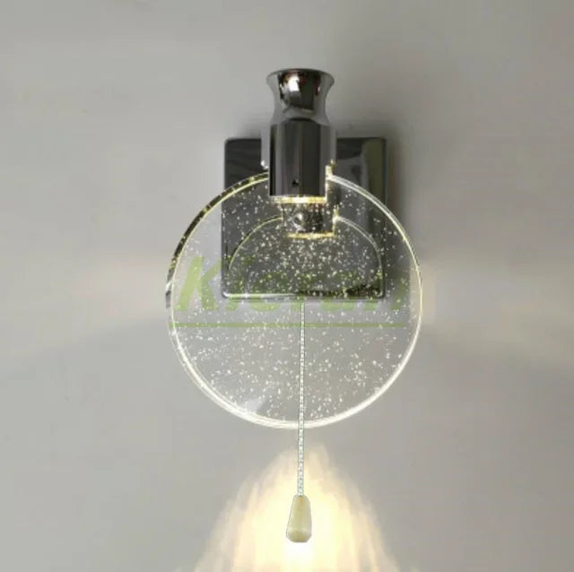 Lámpara de pared LED de cristal DecorBites™ para decoración de dormitorio y sala de estar
