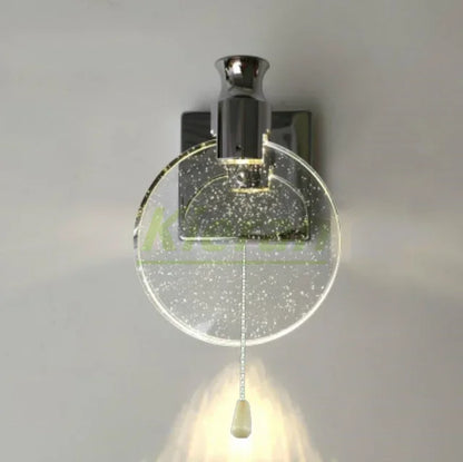 Lámpara de pared LED de cristal DecorBites™ para decoración de dormitorio y sala de estar