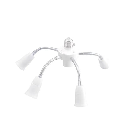 DecorBites™ E27 Socket Splitter: Adjustable Multi-Light Bulb Adapter