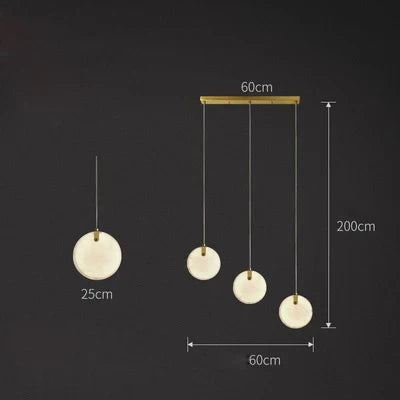 DecorBites™ LED Marble Gold Chandelier for Living Room, 2025 Trend Lustre Lighting