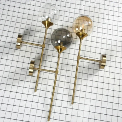 DecorBites™ Gold Glass Wall Lamp LED Indoor Light for Kitchen & Bathroom