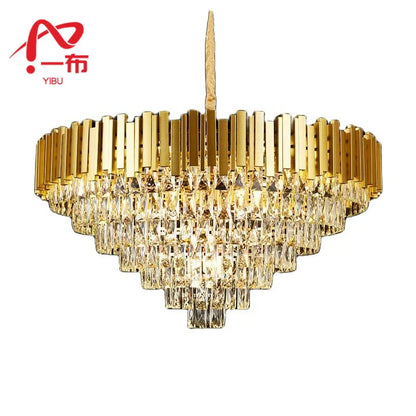 DecorBites™ Crystal Pendant Chandelier for Modern Luxury Décor.