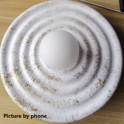 DecorBites™ Japanese Style Round Circle LED Wall Lamp for Bedroom and Living Room