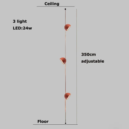 Lámpara colgante tipo candelabro LED DecorBites™ para iluminación interior regulable en la sala de estar
