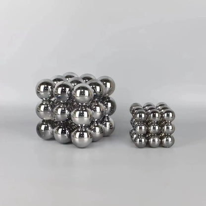 ديكور بايتس™ - مكعبات كرات زجاجية بلورية هندسية لتزيين المنزل