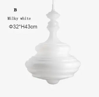 Decorbites™ Industrielles Vintage-Glas-Pendantleuchte für Esszimmer und Schlafzimmer