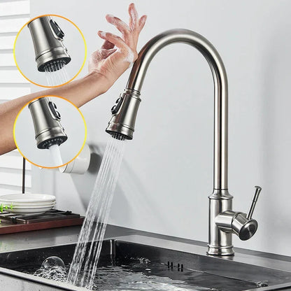 DecorBites™ Black Kitchen Faucet Touch Sensor Mixer Tap