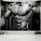 Decobites Mystery Sexy Tapiz Art Muscular Man Wall Hanging Tapestry for Home Decor