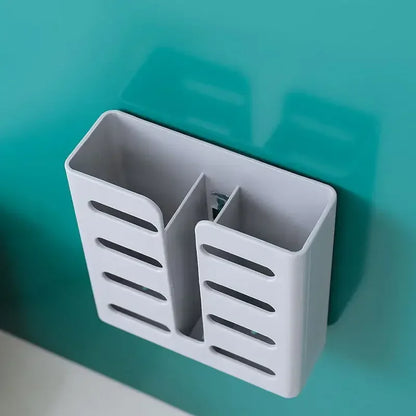 DecorBites™ Kitchen Utensils Organizer Rack - Wall-mounted Storage for Tableware and Cutlery