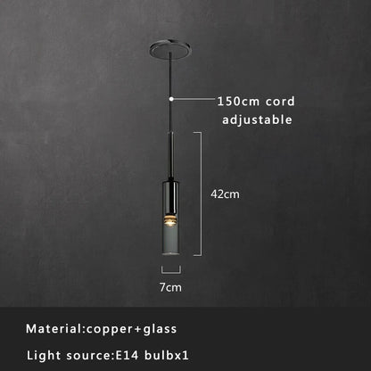 Lámpara colgante de cristal DecorBites™ Crystal Copper, decoración dorada para el hogar.