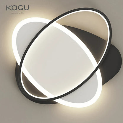 DecorBites™ LED Chandelier: Black White Modern Lighting for Living Study Room Luminaire