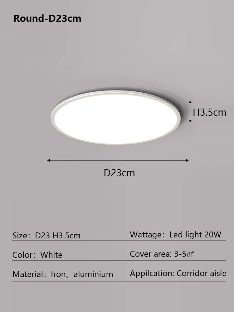 DecorBites™ LED Ceiling Lamp: Modern Minimalist Rectangular Design for Living room, Bedroom, Indoor Lighting