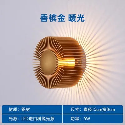 Minimalist Aluminum Wall Lamp