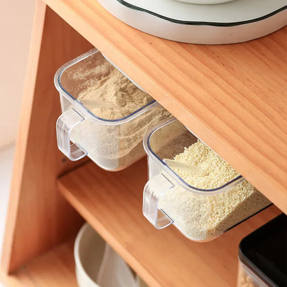DecorBites™ Kitchen Spice Rack Organizer Set with Seasoning Containers and Spoons
