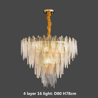 Lámparas colgantes LED DecorBites™ con cadena metálica dorada para una sala de estar moderna y lujosa