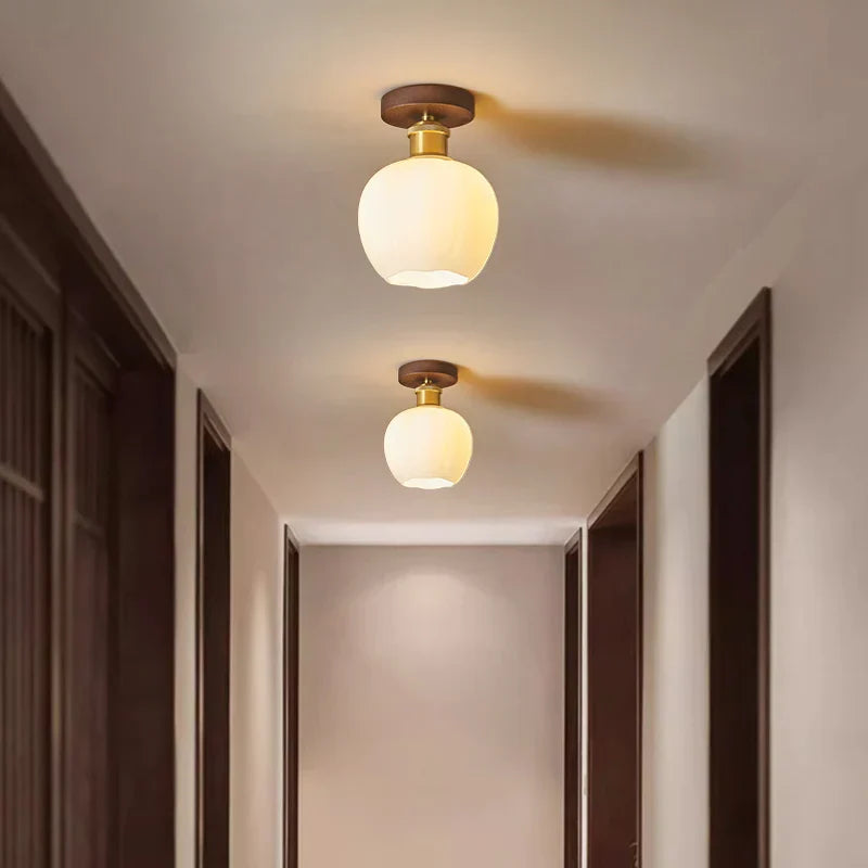 DecorBites™ LED Ceiling Light Modern Style Indoor Lighting Aluminum Glass Nordic Lamp