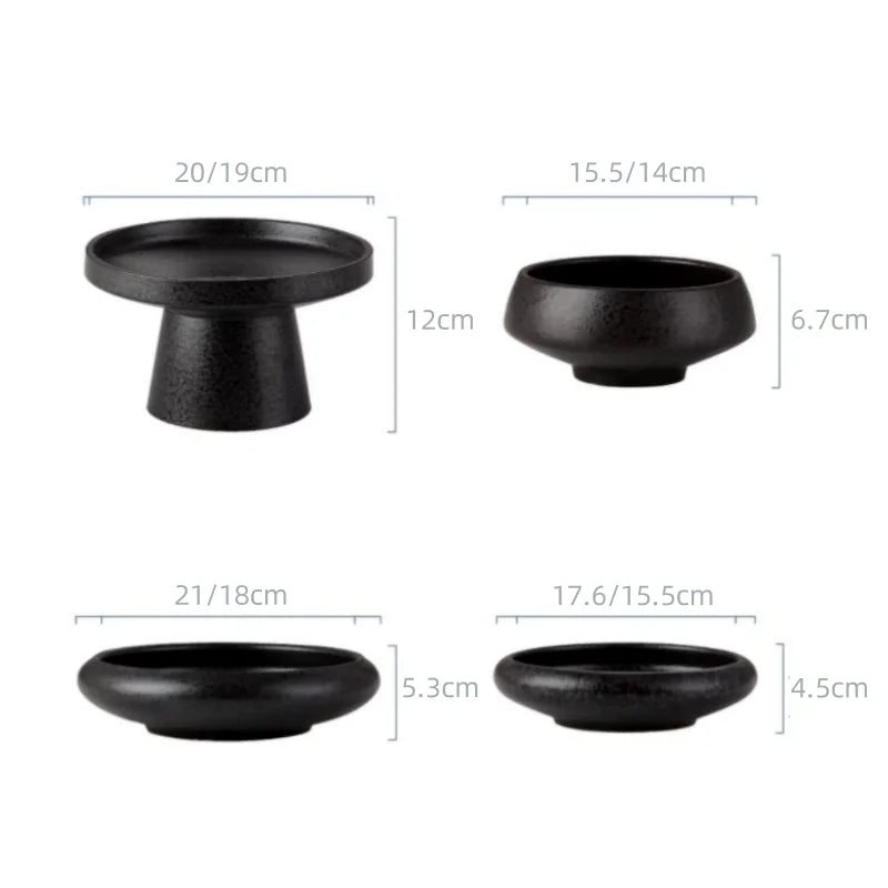 DecorBites™ Ceramic Vase Sword Mountain Flower Arrangement Tools Home Decor Pot