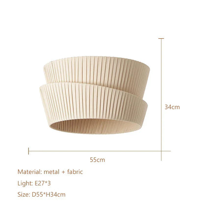 Lámpara de techo LED color crema DecorBites™ para sala de estar, comedor y dormitorio