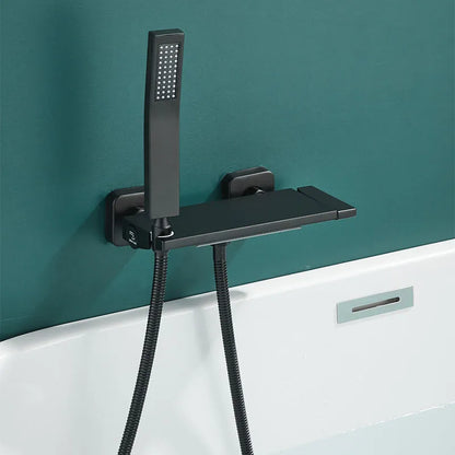 DecorBites™ Gray Wall Mounted Waterfall Faucet Set for Bath and Shower