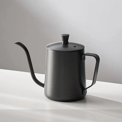 DecorBites™ Hand Punch Coffee Pot Gooseneck Spout Kettle Long Mouth Maker