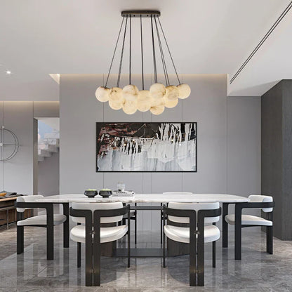 DecorBites™ LED Marble Balls Chandelier for Dinning Room