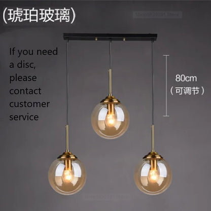 Decorbites™ Glas-Kugeln-Wandlampen LED Vintage Spiegel Nachttisch Schlafzimmerleuchte Modern Nordischer Stil