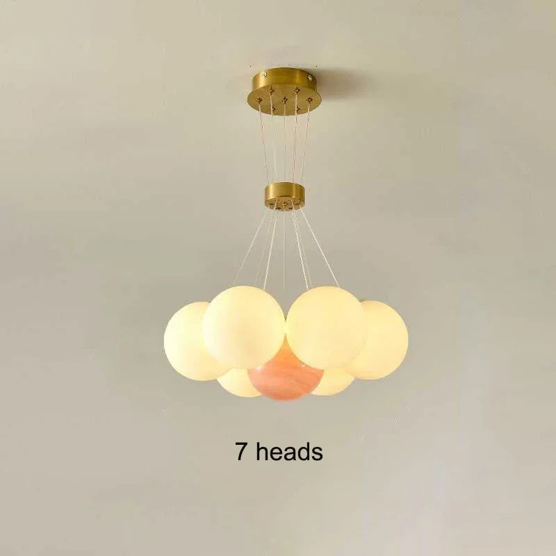 DecorBites™ LED Lunar Ball Chandeliers for Living Bedroom Home Decor Lighting