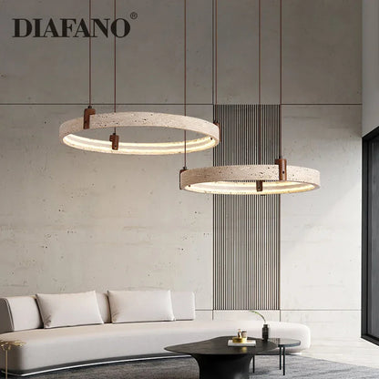 DecorBites™ Cave Stone Chandelier Pendant Light - Luxury Nordic Living Room Fixture