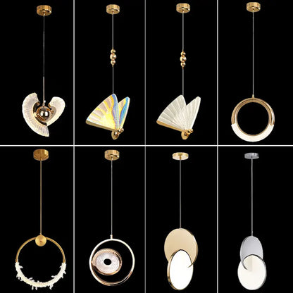 DecorBites™ Gold Nordic Pendant Lights Indoor Kitchen Dining Room Home Decor