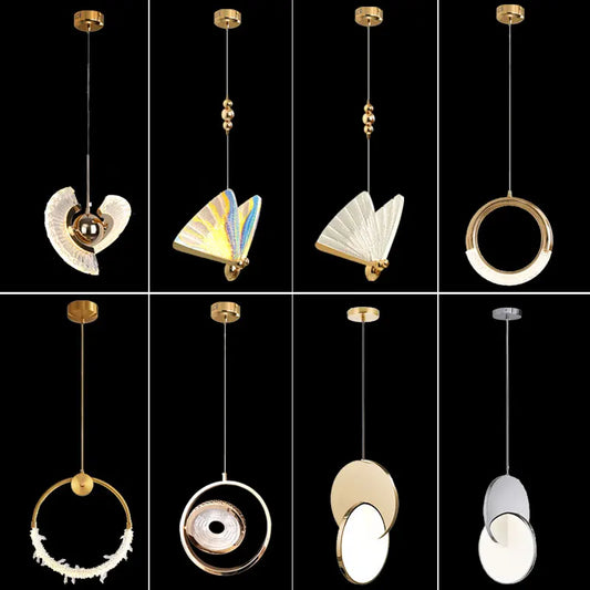 DecorBites™ Gold Nordic Pendant Lights Indoor Kitchen Dining Room Home Decor