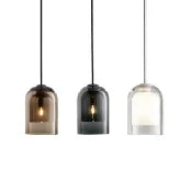 DecorBites™ Glass LED Chandelier for Bedroom Dining Room Bar Office Eco-Friendly Nordic Design