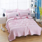 Decobites Summer Quilted Thin Blanket for Twin King Bed - Soft & Breathable Bedclothes