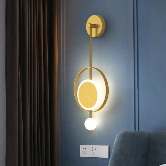 DecorBites™ LED Nordic Wall Lights for Bedside Corridor Aisle Lighting - Stylish Indoor Decor