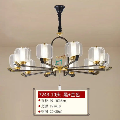 DecorBites™ Deer Enamel Pendant Light | Chinese Style Zen Design for Home Decor
