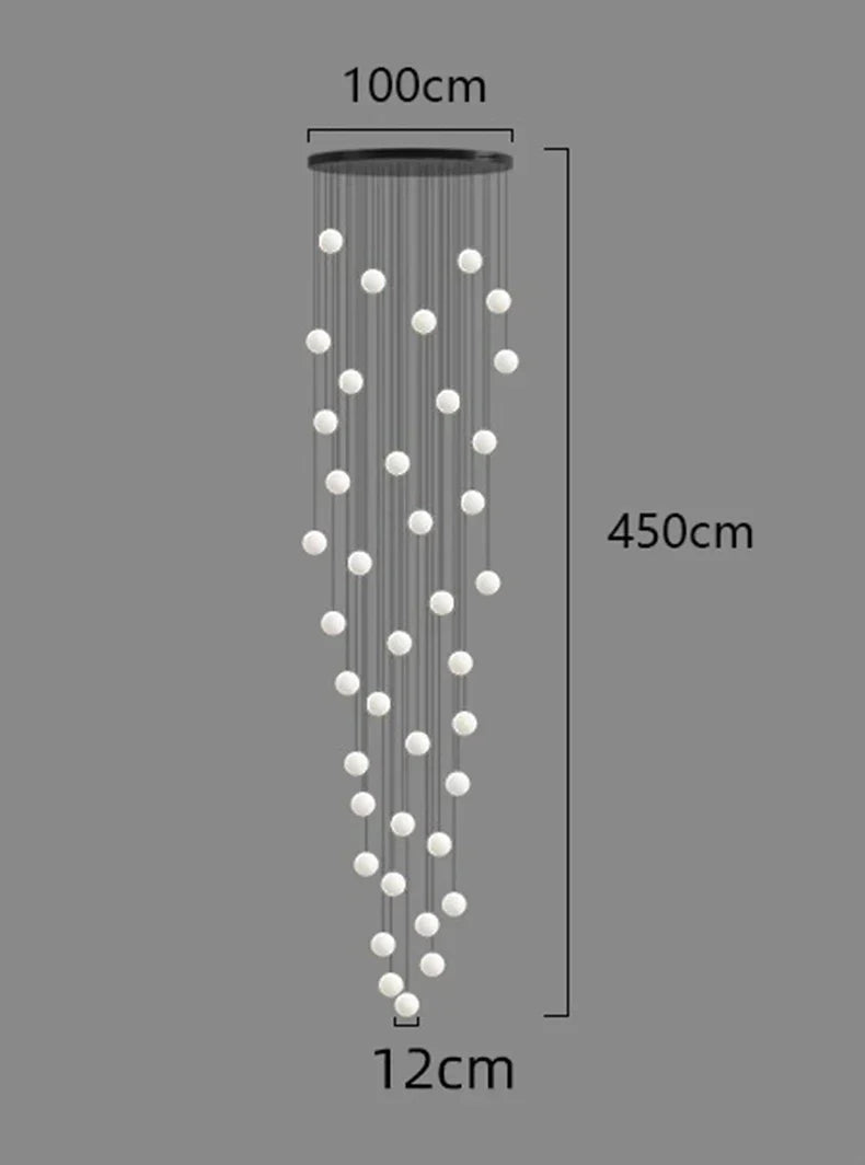 DecorBites™ LED Ceiling Lamp Chandelier: Modern Decorative Lighting for Bedroom and Dining Room