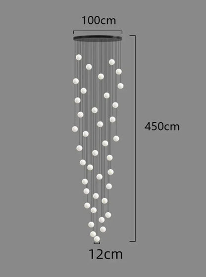 DecorBites™ LED Ceiling Lamp Chandelier: Modern Decorative Lighting for Bedroom and Dining Room