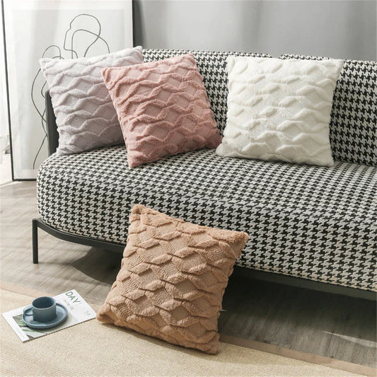 DecorBites™ Diamond Embroidery Cushion Cover for Modern Home Decor