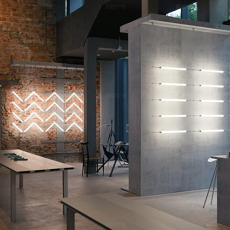 ثريا DecorBites™ LED: مصباح معلق صناعي عصري على الطراز الاسكندنافي لغرفة الطعام والبار