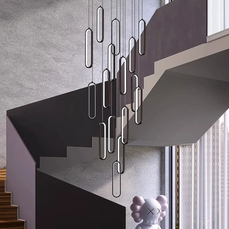 Lámparas colgantes LED DecorBites™ para iluminación interior de escaleras en salas de estar