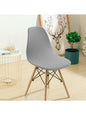 Decobites Waterproof Eames Chair Cover - Stretch Solid Color Seat Case, Removable Office Protector