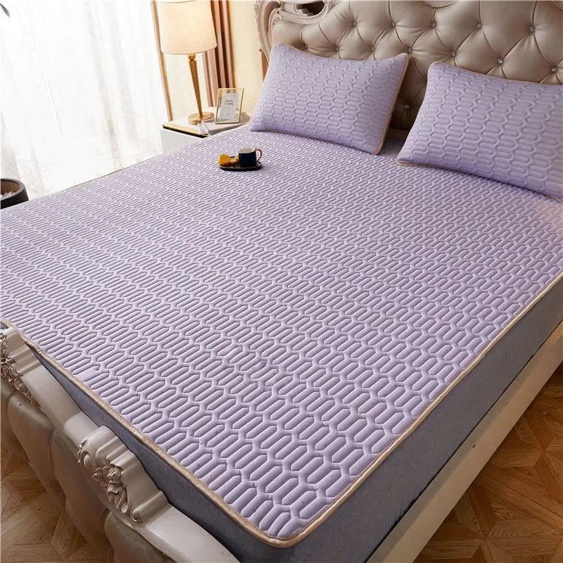 Decobites Summer Cooling Latex Bed Mat Set - Breathable & Comfortable