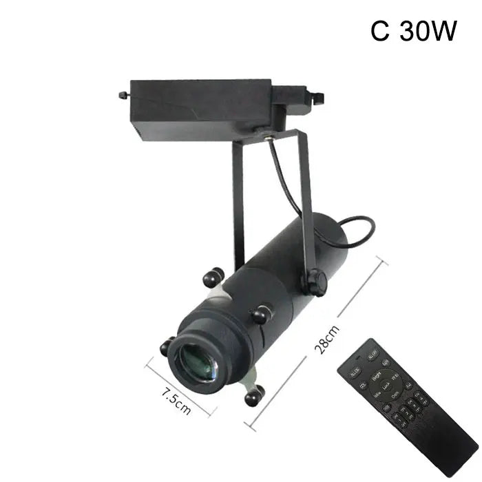 DecorBites™ Dimmable LED Track Light: 20W/30W Spotlight for Museum Art Gallery Exhibition