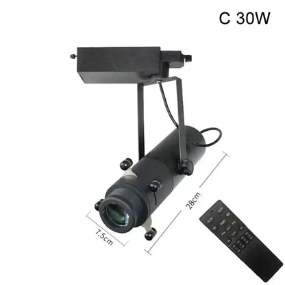DecorBites™ Dimmable LED Track Light: 20W/30W Spotlight for Museum Art Gallery Exhibition