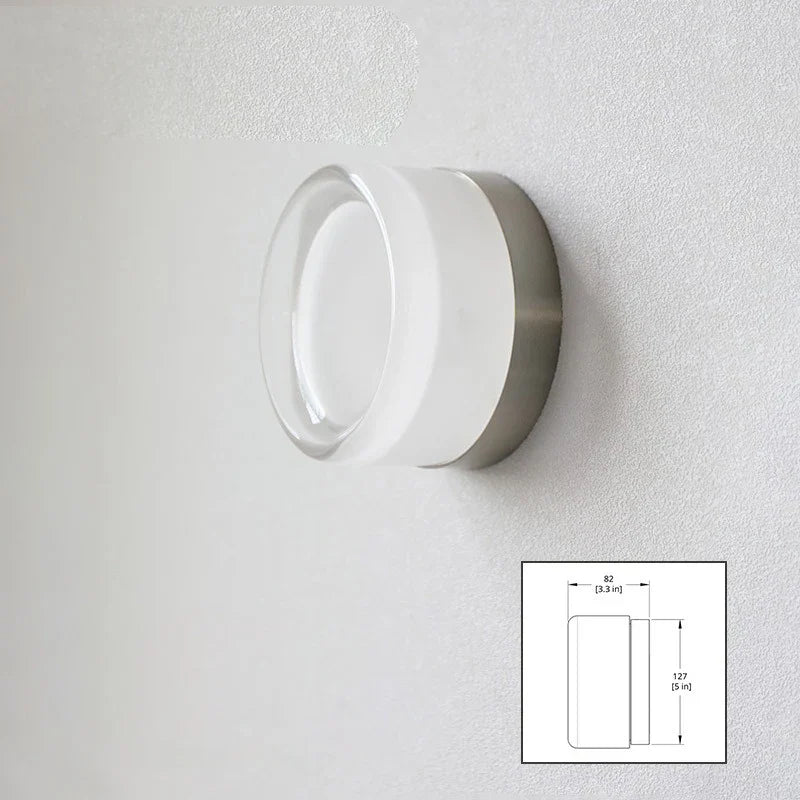 DecorBites™ Glass Sconce LED Wall Lamp for Luxury Living Room & Bedroom